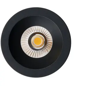 Comparateur de prix : The Light Group SLC LED downlight encastré OnePro Soft, noir, 3.000 K, aluminium