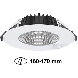 The Light Group SLC Shift downlight LED Ø 18 cm blanc avec capteur pas cher