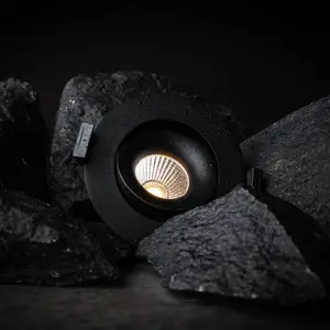 The Light Group SLC OnePro downlight LED à encastrer noir 3.000 K pas cher
