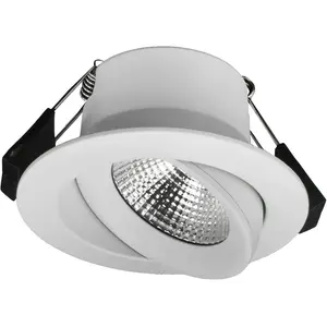 Comparateur de prix : The Light Group SLC One 360° luminaire encastrable LED blanc 2.700K
