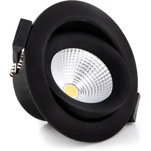 Comparateur de prix : Arclite The Light Group SLC One 360° luminaire encastrable LED noir 3.000K