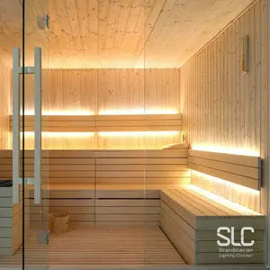 The Light Group SLC Ruban LED Sauna jusqu'à 105°C, 24V IP67 5m 2.700K