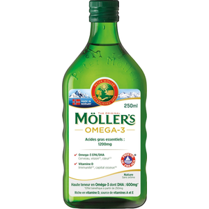 Comparateur de prix : Mollers Huile De Foie De Morue Sans Arôme 250ml