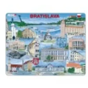 Larsen Puzzle Cadre - Souvenirs de Bratislava, Slovaquie (en Anglais) pas cher