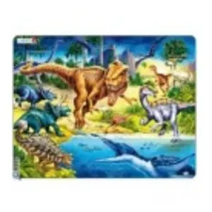 Larsen puzzle puzzle MaxiDinosaures 57 pièces pas cher