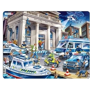 Larsen puzzle puzzle Maxila police 43 pièces pas cher