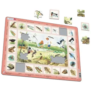 Puzzle Cadre - L'étang 48 Pièces  Larsen pas cher