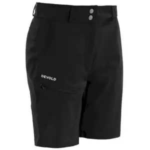 Devold - Women's Herøy Merino Shorts - Short taille S, noir pas cher