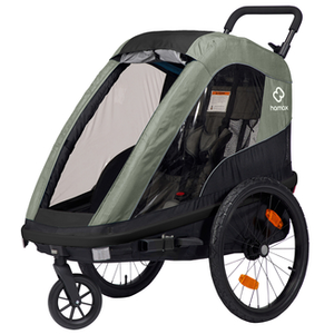 Comparateur de prix : hamax Remorque de vélo enfant Avenida ONE olive green