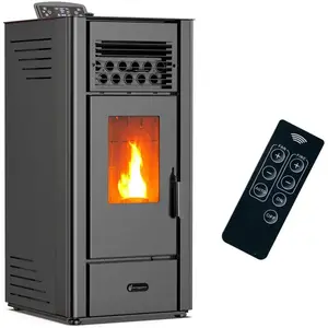 Comparateur de prix : Poêle à granulés air Anita 10 kW Sannover Noir