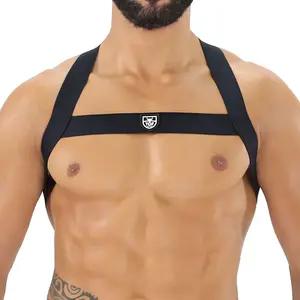 TOF Paris Harnais Elastique Fetish Rouge XS/S