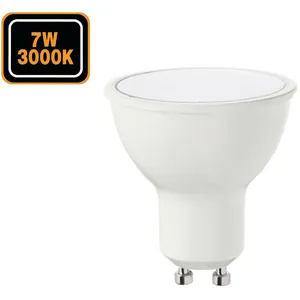 Europalamp - Ampoule GU10 7W eq. 50W Blanc Chaud 3000k Haute Luminosité pas cher