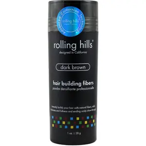 Rolling Hills Poudre densifiante professionelle - Marron foncé - Cheveux - 28 g pas cher