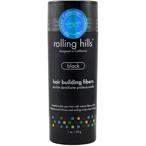 ROLLING HILLS Poudre densifiante professionelle - Noir - Cheveux - 28 g