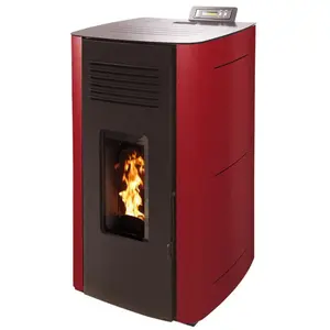 Interstoves - Poêle à granules hydro elio 13 Etanche - Bordeaux
