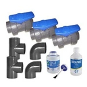 Kit by-pass diamètre 50 mm pour pompe à chaleur - Poolex pas cher