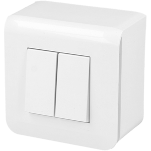 Interrupteur va et vient double Legrand Mosaic BOIT-099201 pas cher