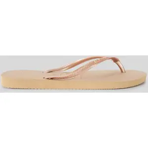 Comparateur de prix : Havaianas Sandales Slimp Flip Flop Femme - Rose Gold, Rose Gold 35/36