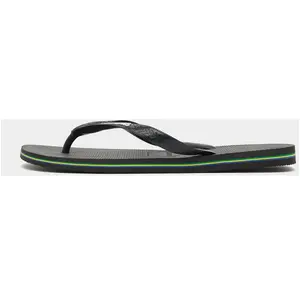 Comparateur de prix : Havaianas Tongs Logo Brésil Homme - Black, Black 43/44
