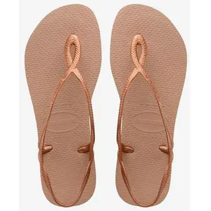 Comparateur de prix : Havaianas Luna, Tongs Femme -Rose Gold/Rose Gold, Taille 37-38 EU