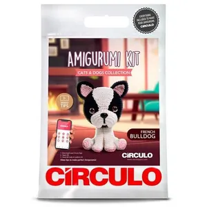 CÍRCULO Kit Amigurumi Bulldog Français - Circulo(...) - Blanc