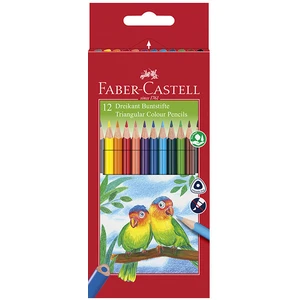 Faber-Castell Crayons couleur triangulaire x 12 + taille crayon