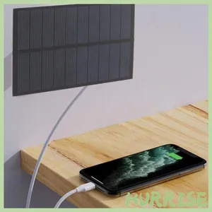 HURRISE Chargeur Solaire Portable 1.5W - Mini Panneau Solaire Ultra Mi... pas cher