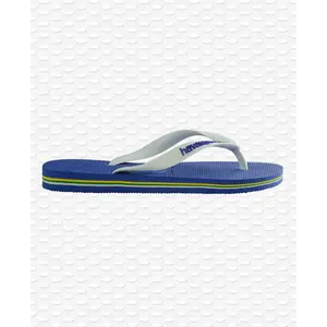 Havaianas Tongs Logo Brazil Homme - Marine Blue, Marine Blue 39/40