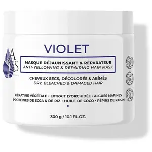 ANS BRASIL - Violet Déjaunissant et réparateur Masque et cure cheveux ... pas cher