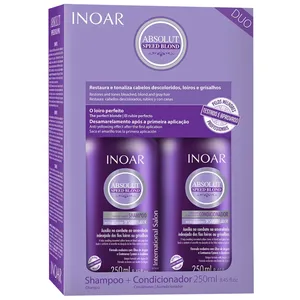 INOAR Absolut Speed Blond ensemble pour cheveux blonds 2x250 ml pas cher