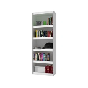 Comparateur de prix : Bibliothèque Bookcase Blanc 6 Niches Largeur 70 cm - L 70.5 x l 33 x H...