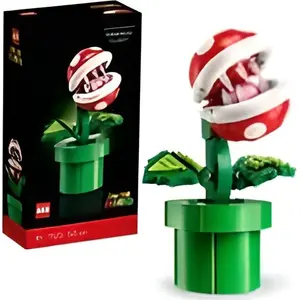 LEGO Super Mario 71426 Plante Piranha, Figurine Articulée avec Tube et 2 Pieces, Maquette pour Adultes, Idée Cadeau pas cher