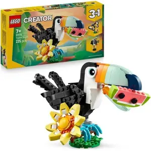 LEGO Creator 3-en-1 31173 Animaux Sauvages : le Toucan Tropical - Jeu ... pas cher