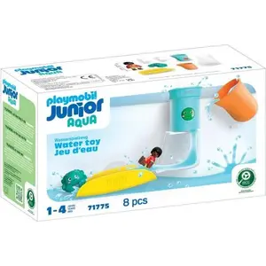 PLAYMOBIL 71775 Toboggan avec réservoir d'eau , PLAYMOBIL junior aqua ...