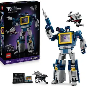 LEGO Icons 10358 Transformers : Soundwave - Set de Construction pour A... pas cher