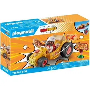 PLAYMOBIL 71634 - Kart Pizzaiolo - Moteur rétractable - 1 personnage -... pas cher