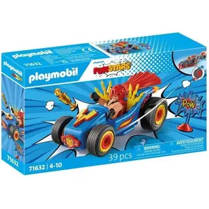 PLAYMOBIL 71632 Catcheur et Kart, Funstars, 39 pieces, des 4 ans pas cher