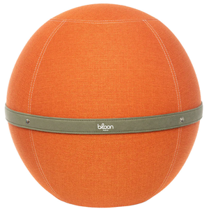 BLOON PARIS - Pouf Ballon - Orange - Tissu polyester chiné - Designer ...Vendu parmade-in-design
