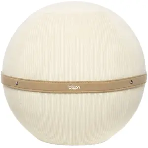 BLOON PARIS - Pouf Ballon - Blanc - Velours côtelé - Designer Kévin Ra...Vendu parmade-in-design
