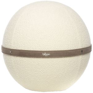 BLOON PARIS - Pouf Ballon - Blanc - Laine bouclée - Designer Kévin Ray...Vendu parmade-in-design