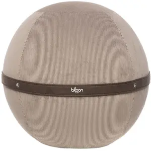 BLOON PARIS - Pouf Ballon - Beige - Velours côtelé - Designer Kévin Ra... pas cher