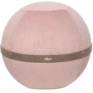 BLOON PARIS - Pouf Ballon - Rose - Velours côtelé - Designer Kévin Ray...Vendu parmade-in-design
