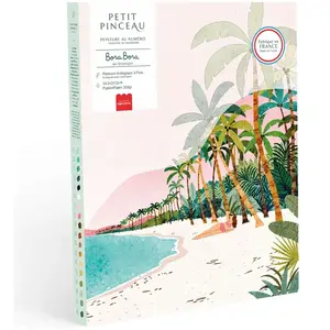 Comparateur de prix : Gouache La Petite Epicerie Peinture au numéro Petit Pinceau Bora Bora