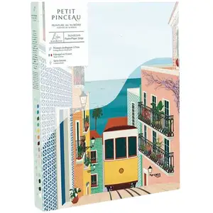 Comparateur de prix : MES COURSES EN VRAC Kit peinture au numéro Lisbonne 24,5 cm x 32,5 cm