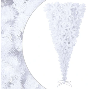 Arbre de Noël artificiel avec support Inversé Blanc 240 cm pas cher