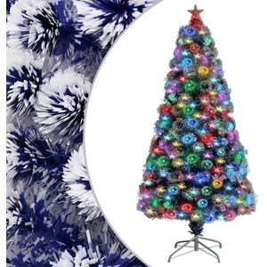 Arbre de Noël artificiel avec éclairage 120 cm fibre de verre pas cher