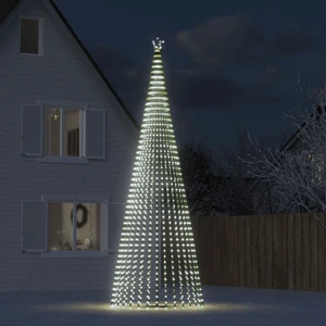 Sapin de Noël LED 1544 LED blanc froid 500 cm
