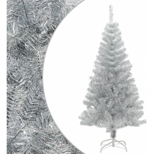 Arbre de Noël artificiel avec support argenté 150 cm PET pas cher
