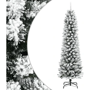 Arbre de Noël artificiel Svelte avec neige 180 cm PVC & PE pas cher