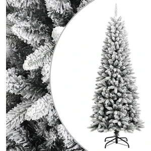 Sapin de Noël artificiel enneigé 180 cm PVC&PE pas cher